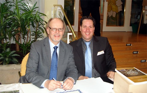 Benoît Louppe et Hartmut Lüdeling à Kassel (All.)