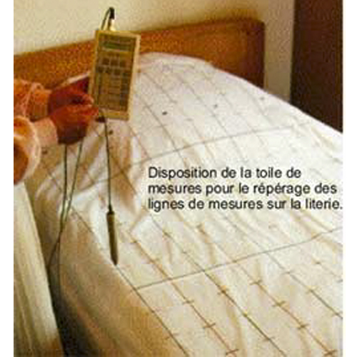 Toile avec repères bicolores