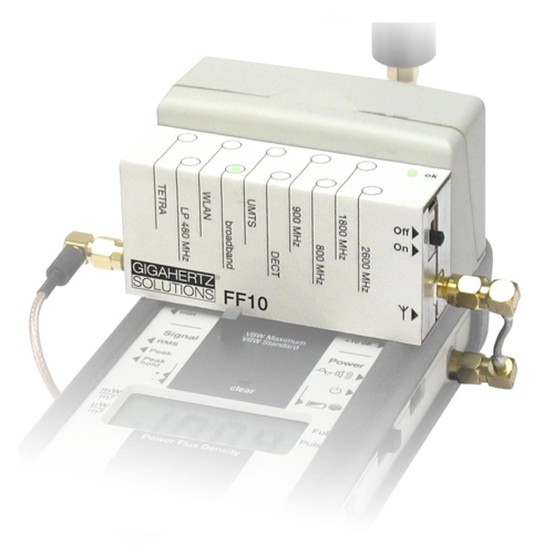 Filtre FF10 de Gigahertz-Solutions - Filtre les bandes fréquences de hautes fréquences