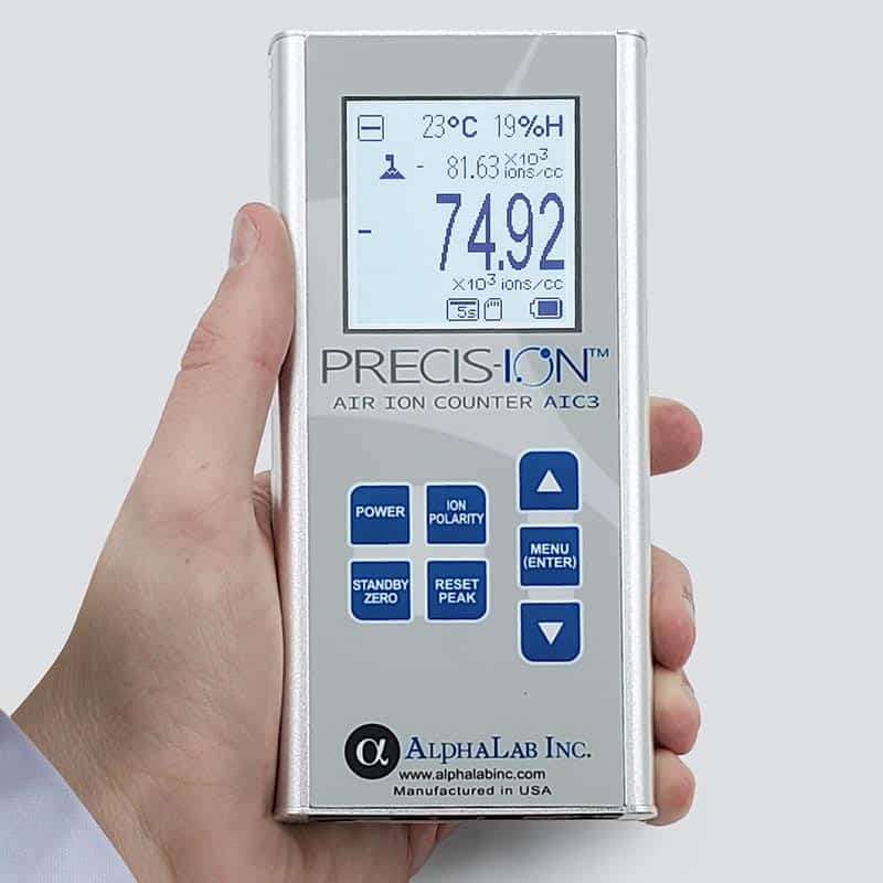 Compteur d'ions négatifs et positifs - AIR ION COUNTER 3 PRO