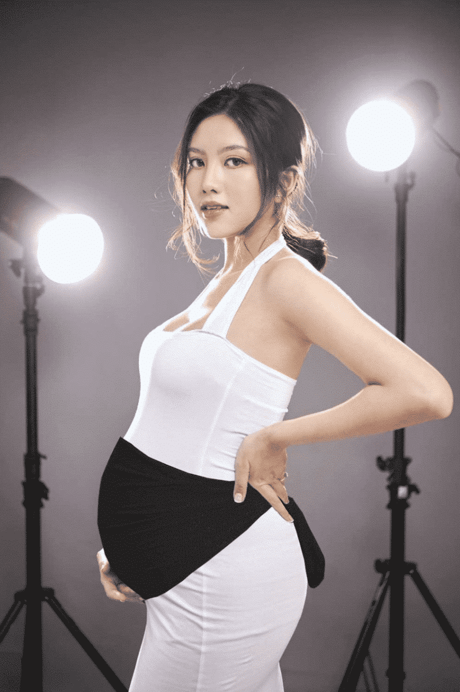 Bandeau de Grossesse anti-ondes - couleur noir