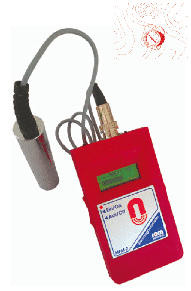 Géomagnétomètre MFM-2 par Rom-Elektronik pour la localisation des perturbations géomagnétiques