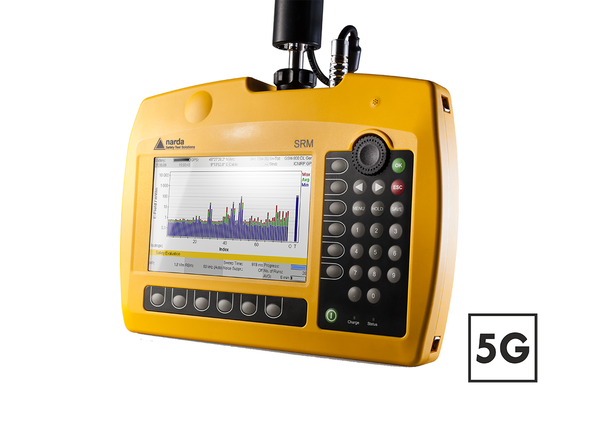 NARDA SRM-3006 - Analyseur de spectre des hautes fréquences et des réseaux de téléphonie mobile