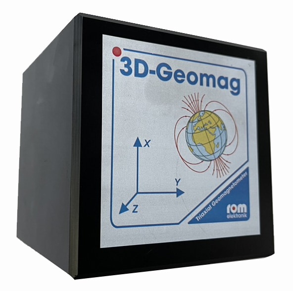 Géomagnétomètre / GEO-3D-GEOMAGNETOMETER (Rom-Elektronik) pour la localisation des perturbations géomagnétiques en géobiologie