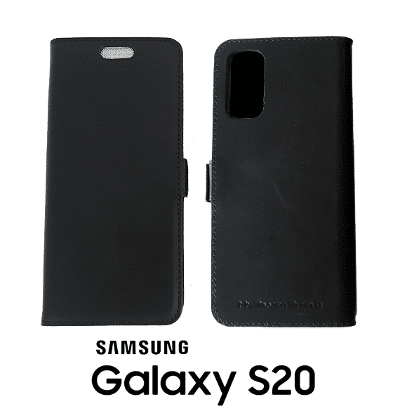 Étui anti-ondes Samsung Galaxy S20 cuir supérieur noir (Book)