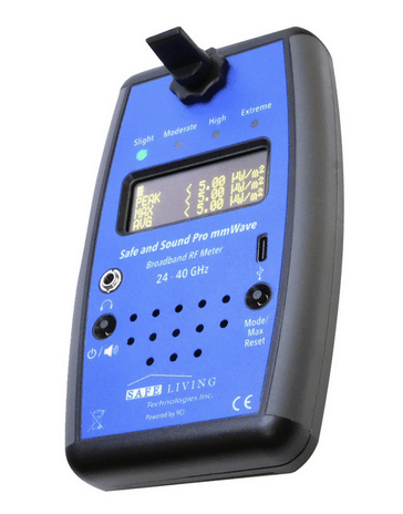 Mesureur Safe and Sound Pro mmWave de 20 à 40 GHz avec antenne omni HUB