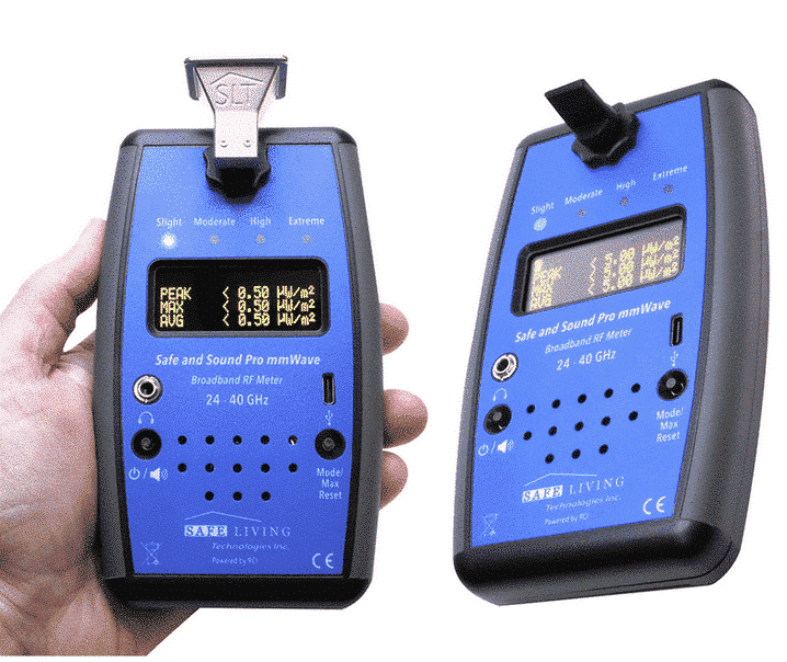 Mesureur Safe and Sound Pro mmWave de 20 à 40 GHz avec antenne omni HUB et directionnelle HORN