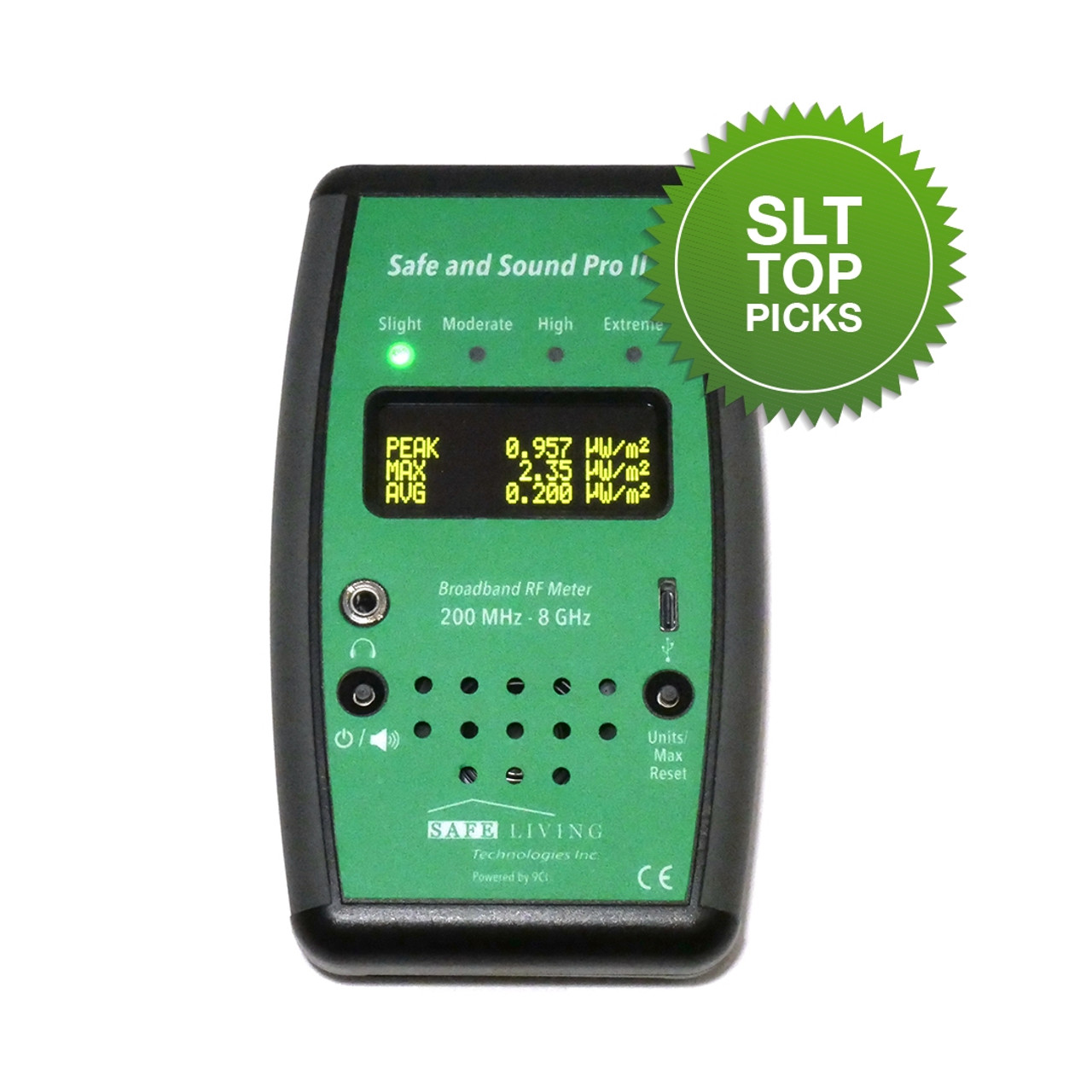 Mesureur Safe and Sound Pro II des hautes fréquences de 200 MHz à 8 GHz