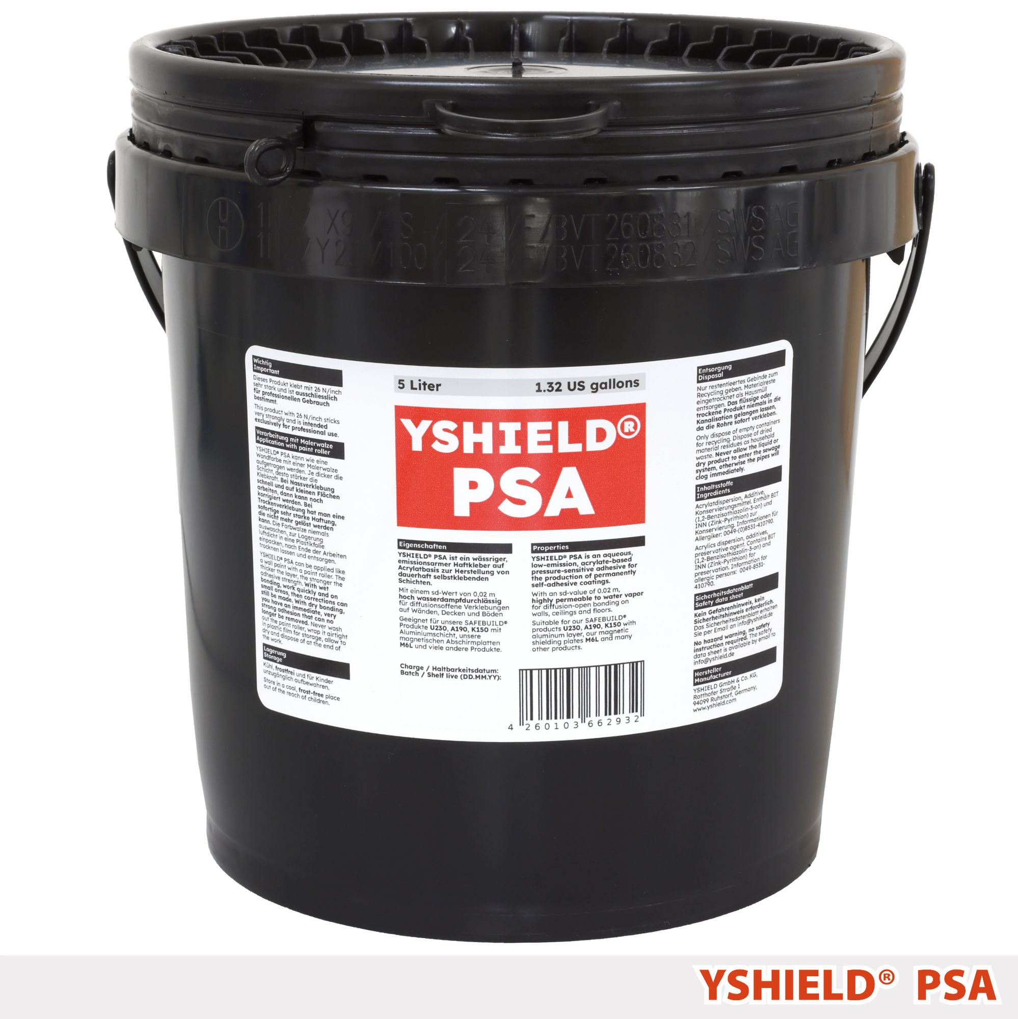 Colle PSA | Adhésive sensible à la pression | 5 litres